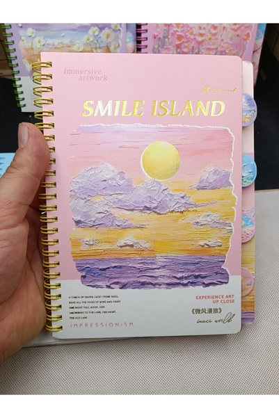 Meyra Accessories 1 Cute Seasons Figured School Notebook - Student Gift