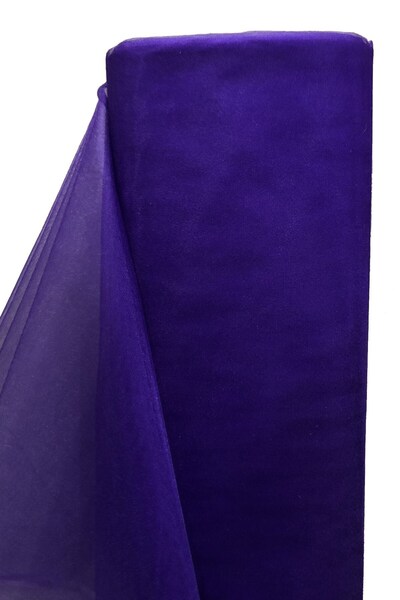 Limelia Tul de cristal violet (lățime 3 m lungime 1 m)