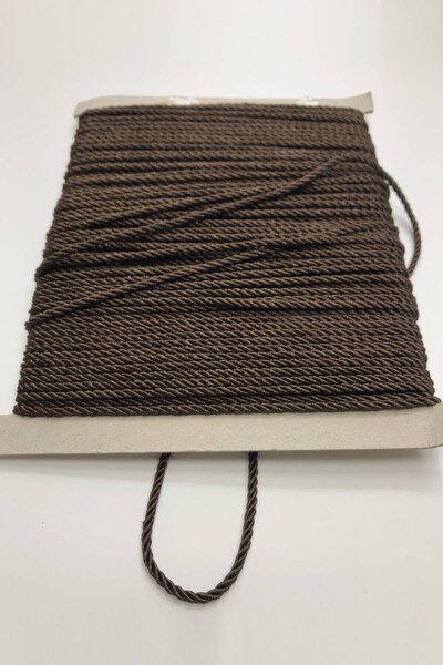 Limelia Κορδόνι Πικρό Καφέ 3 mm 1 μέτρο