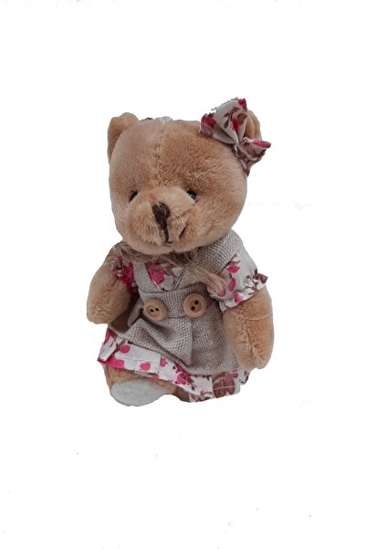 Limelia Плюшено мече в червена рокля 12 см