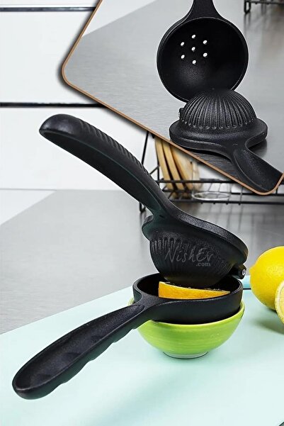 Nishev Stainless Iron Cast - 23 Cm Citrus Lemon Squeezer, Long Lasting Orange