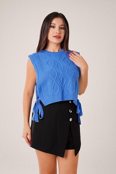 Hipo Trend Saks Knitwear Sweater - Side Tie