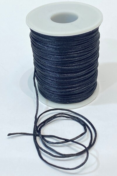 Limelia Μαύρο Λεπτό Νήματα Βιρίτ 10 μέτρα