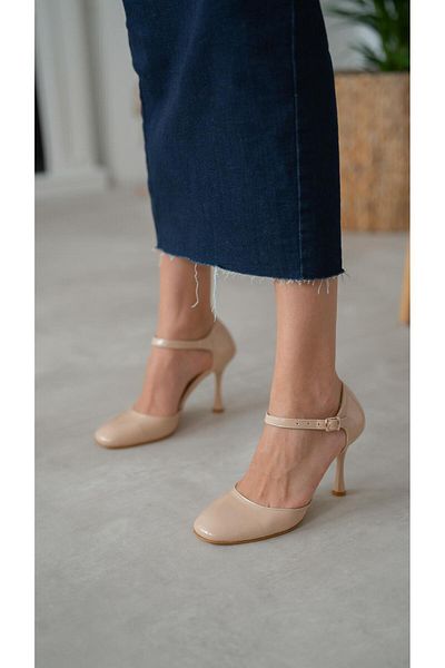 ECENİN BUTİĞİ Tyler Ten Patent Leather Heeled Shoes