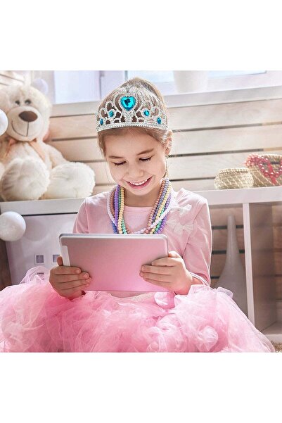 TanOzel Karlar Ülkesi Kalpli Prenses Mavi Elsa Anna Tacı