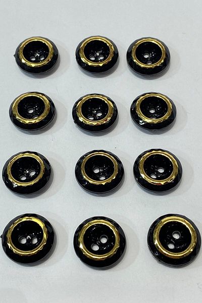 Limelia 10 Pieces Round Center Drilled Strut Button