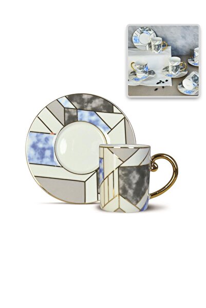 Nishev Protocol London Claudie 6'lı Kahve Fincanı Takımı