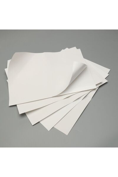 Genel Markalar 25 Adet Yapışkanlı Mat A4 Etiket Kartuşlu Mürekkepli Tüm Yazıcılara Uygun Sticker