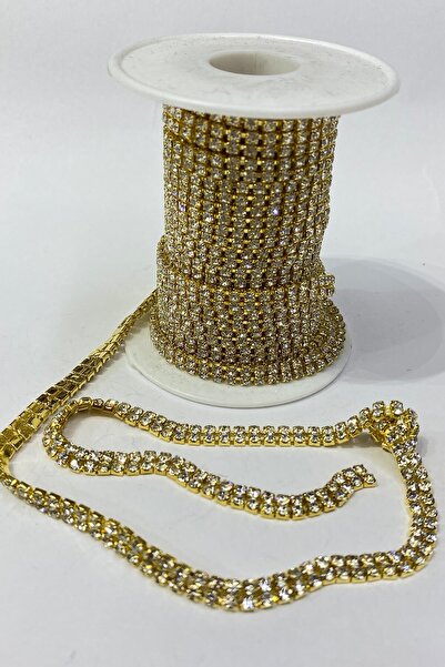 Limelia Sık Sıra Taşlı 2 Sıralı Şerit Beyoğlu Taşı