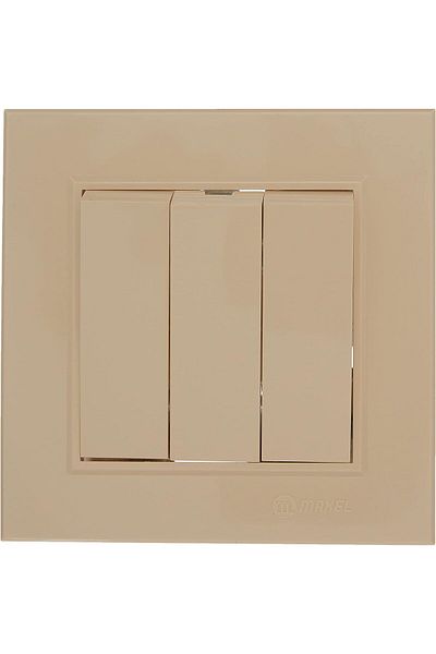 MAKEL Cream Colored Karea Triple Key and 3 Keys 1+3 Model