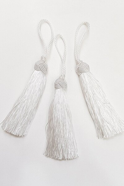 Limelia Бял помпон с единична пискюл 12 см 1 брой