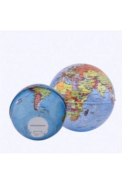 Gürbüz GÜRBÜZ MİNİ GLOBE BANK SİYASİ KÜRE KUMBARA 10 CM