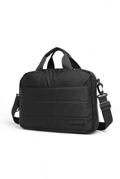 SMART BAGS حقيبة وحقيبة كمبيوتر محمول للجنسين من القماش الناعم 8724 - أسود