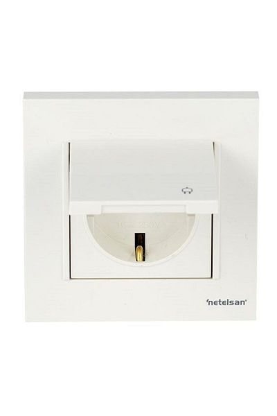 Netelsan White Framed Socket - Byobu Covered Ball