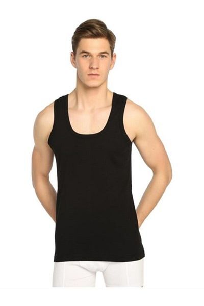 Tutku 0102 Ανδρικό Rib Singlet Μαύρο