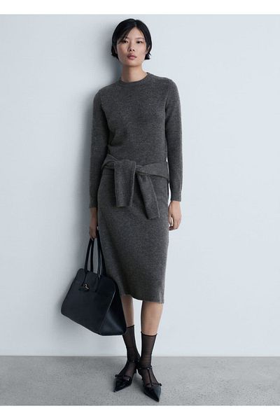 MANGO Woman Round neck knitwear sweater