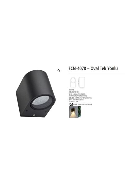 ECONA Tek Yönlü Duvar Aplik-(AMPUL İÇİNDEDİR)