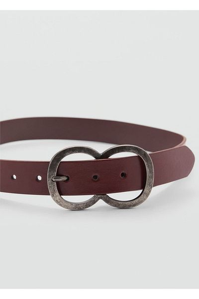 Mango Teen Double buckle belt
