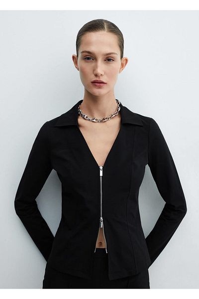 MANGO Woman Zipper Jacket