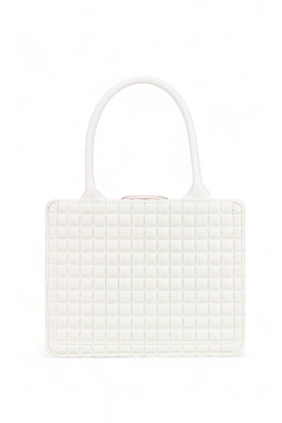 Bilik Deri Geantă de mână pentru femei Scuba White BLKF CUBA