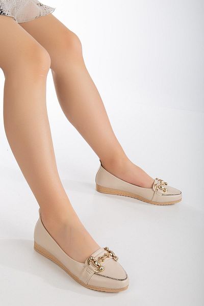 Dilimler Ayakkabı Skin Buckle Thermo Sole Skin Γυναικείες μπαλαρίνες