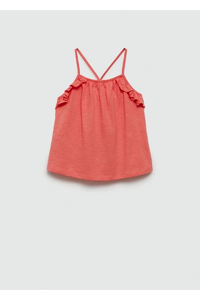 MANGO Kids Rüschen-T-Shirt mit Trägern