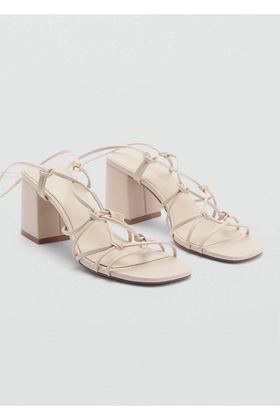 MANGO Woman Knitted Banded Sandals