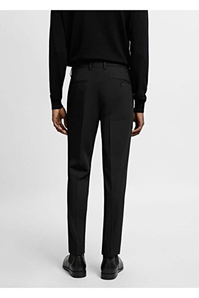 MANGO Man Süper slim fit streç kumaştan kumaş pantolon