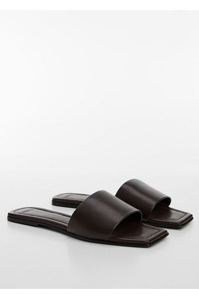 MANGO Woman Sandalen mit Lederriemen