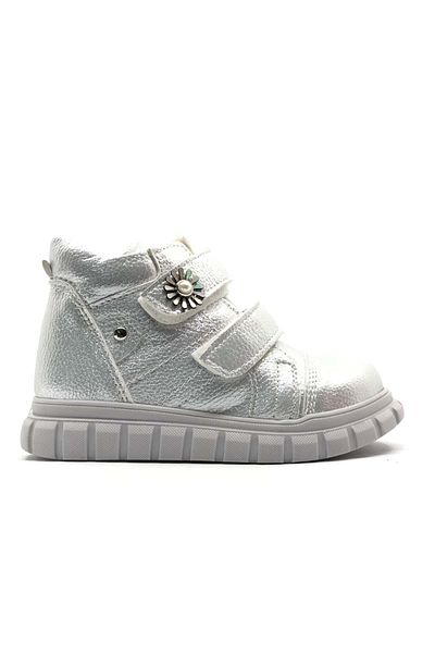 KCMN Aydindas Double Velcro Girls' Boots SILVER