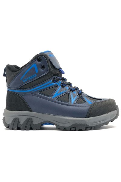 KCMN Ruffon 2301 Outdoor Rubber Αντιολισθητική Ορθοπεδική Σόλα Παιδικές Μπότες Navy Blue