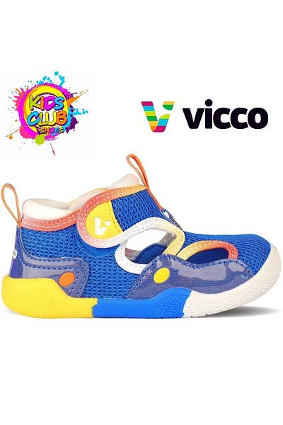 Vicco Pantofi pentru copii Kendy First Step Baby Ortopedic Albastru