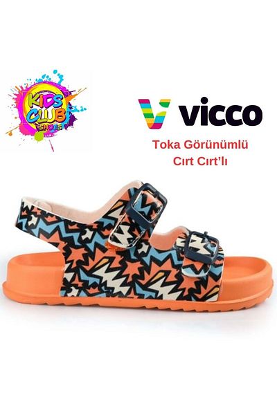 Vicco Miyu Sandale Ortopedice pentru Copii Portocaliu