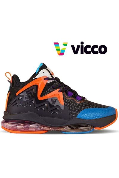 Vicco Loren Pantofi Sport Ortopedici Pantofi Baschet Copii Negri