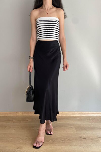 lizge giyim Saténová sukně