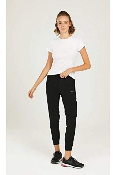 lumberjack W-ct129 Basıc C λαιμόκοψη Kadın Kısa Kol T-shirt Kadın Tişört Beyaz