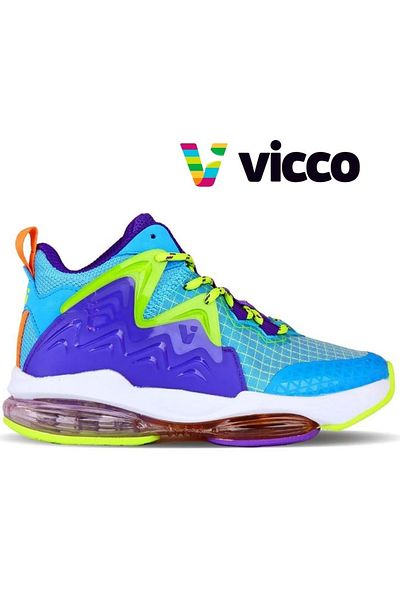 Vicco Loren Pantofi Sport Ortopedici Pantofi Baschet Copii Albastru
