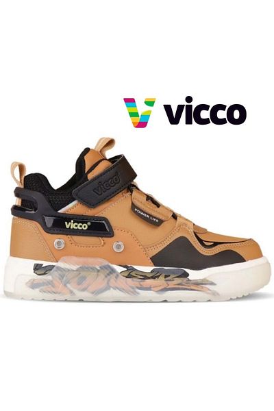 Vicco Pantofi sport ortopedici pentru copii Martis Sneaker Force BEIGE
