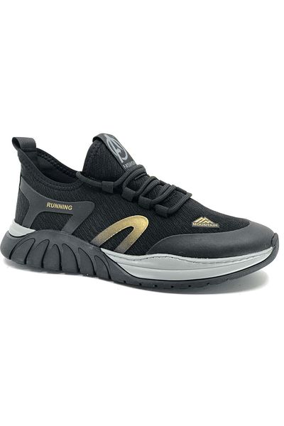 KCMN Gamelu Enjin Memory Sole Sneakers Ανδρικά Αθλητικά Παπούτσια Μαύρα