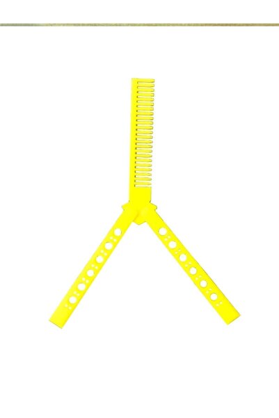 lampara Standart Kelebek Tarak Bıçak Şeklinde Plastik Tarak Saç Tarama Stres ...