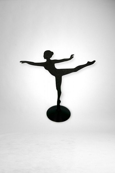 Aksesuarany Decorative Ballerina Design Jewelry Stand - Ring / Earring / Necklace - Black