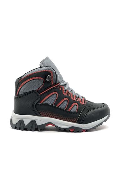 KCMN Cool Mars Unisex Παιδικές Μπότες Μαύρο-κόκκινο