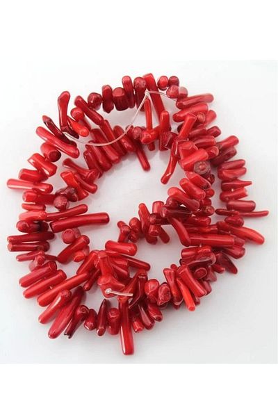 Pozitif Doğal Taş Thin Branch Coral String