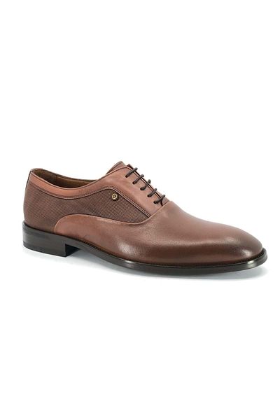 KCMN Ανδρικά κλασικά παπούτσια Aronay 619 Lace-Up Jurdan Leather Καφέ