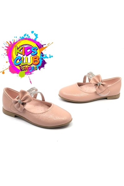 KOCAMANLAR Іремсу 24-01 - Кам'яниста бантик на липучці, балетки для дівчаток,...