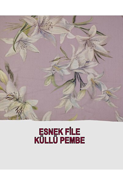 Kumaş Parça Файл М'який, попелясто-рожевого кольору, довжина: 150 см