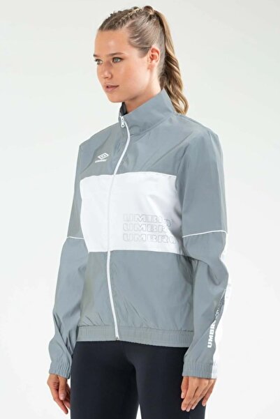 UMBRO Vc-0029 51335mu-jtv Lector Highlighter Γυναικείο αθλητικό μπουφάν ΓΚΡΙ