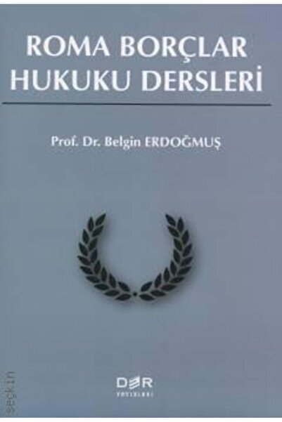 Der Yayınları Roma Borçlar Hukuku Dersleri