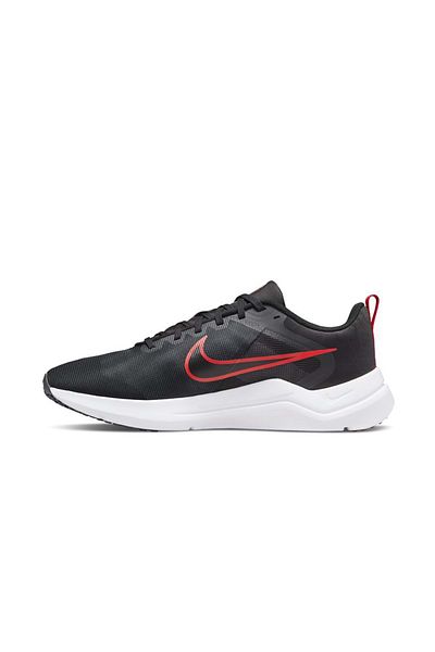 Nike Dd9293-003 Downshifter 12 Ανδρικά αθλητικά παπούτσια Μαύρο-κόκκινο