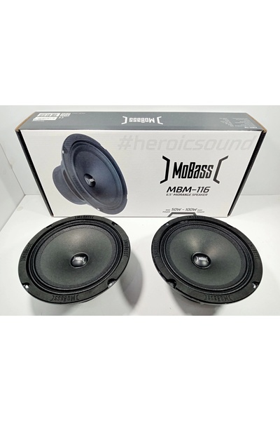 MOBASS 16cm Midrange – Mbm-116 Midrange Hoparlör – Kaliteli Midrange